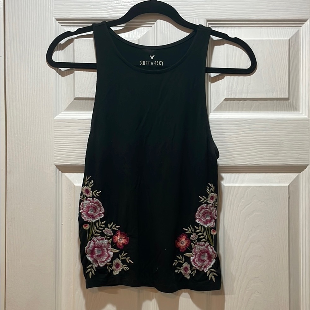 American Eagle Floral Women's Tank Top